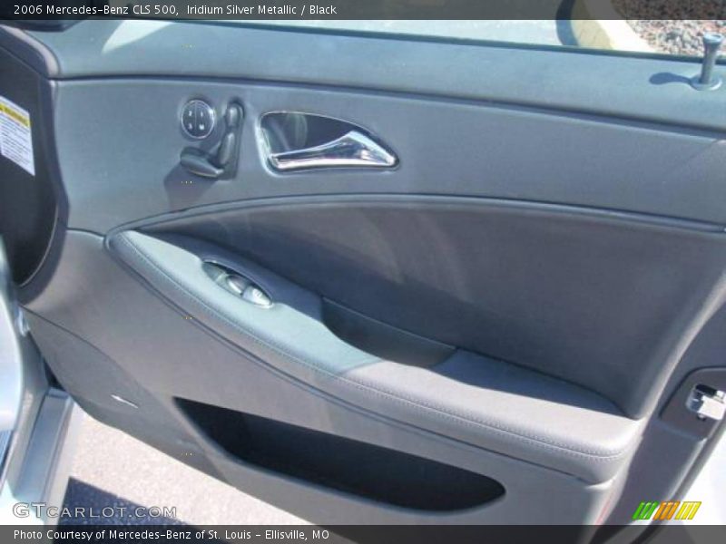 Iridium Silver Metallic / Black 2006 Mercedes-Benz CLS 500
