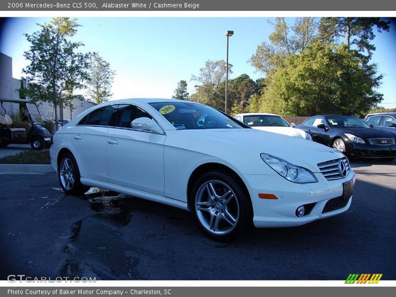 Alabaster White / Cashmere Beige 2006 Mercedes-Benz CLS 500