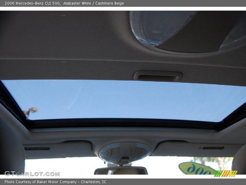 Alabaster White / Cashmere Beige 2006 Mercedes-Benz CLS 500