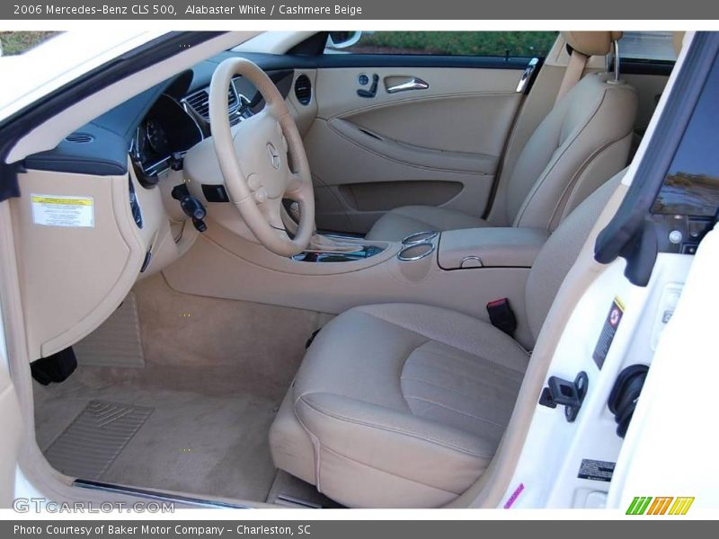 Alabaster White / Cashmere Beige 2006 Mercedes-Benz CLS 500