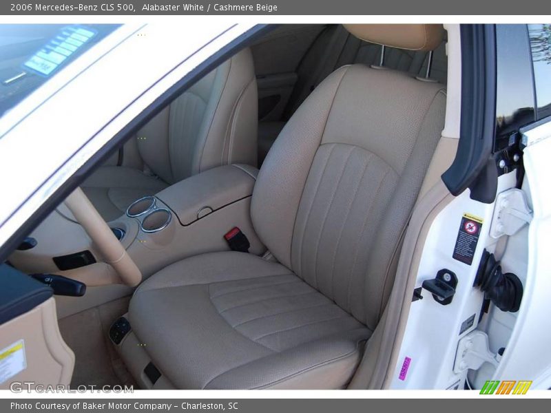 Alabaster White / Cashmere Beige 2006 Mercedes-Benz CLS 500