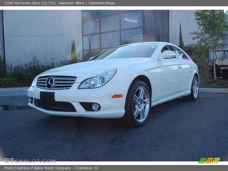 Alabaster White / Cashmere Beige 2006 Mercedes-Benz CLS 500