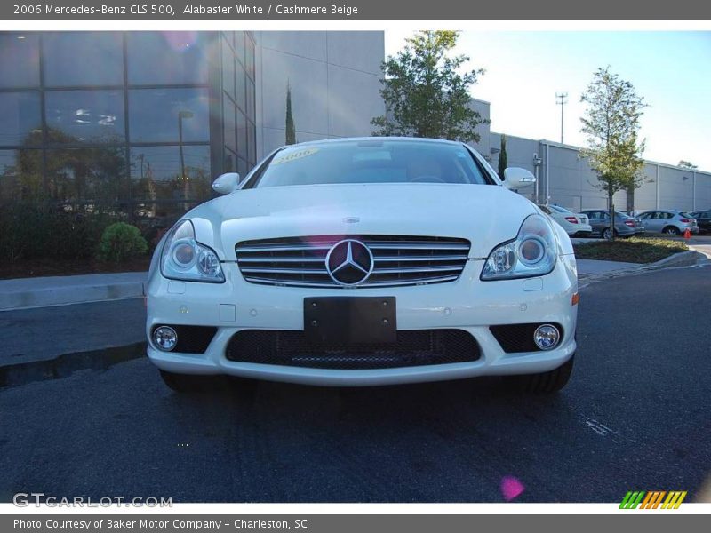 Alabaster White / Cashmere Beige 2006 Mercedes-Benz CLS 500
