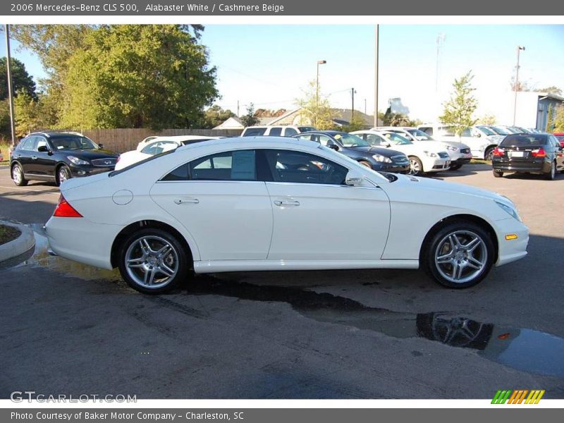 Alabaster White / Cashmere Beige 2006 Mercedes-Benz CLS 500