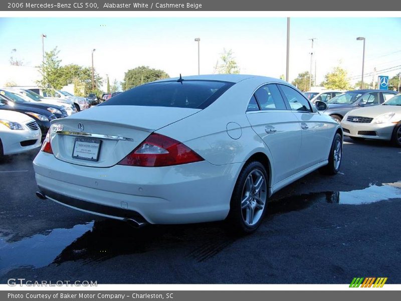 Alabaster White / Cashmere Beige 2006 Mercedes-Benz CLS 500