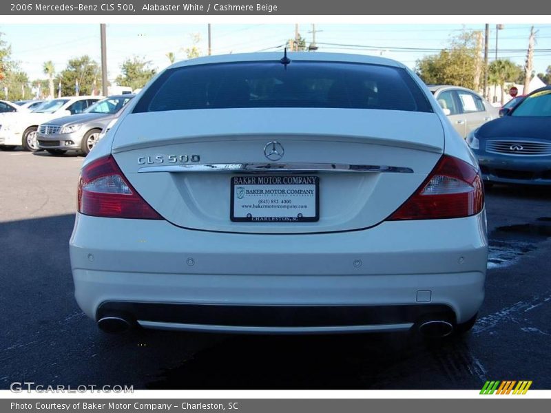 Alabaster White / Cashmere Beige 2006 Mercedes-Benz CLS 500