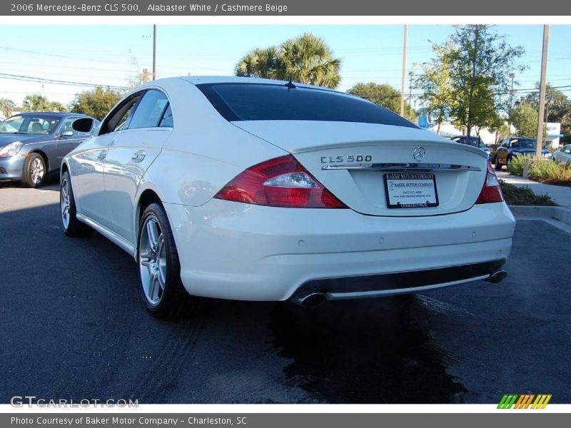 Alabaster White / Cashmere Beige 2006 Mercedes-Benz CLS 500