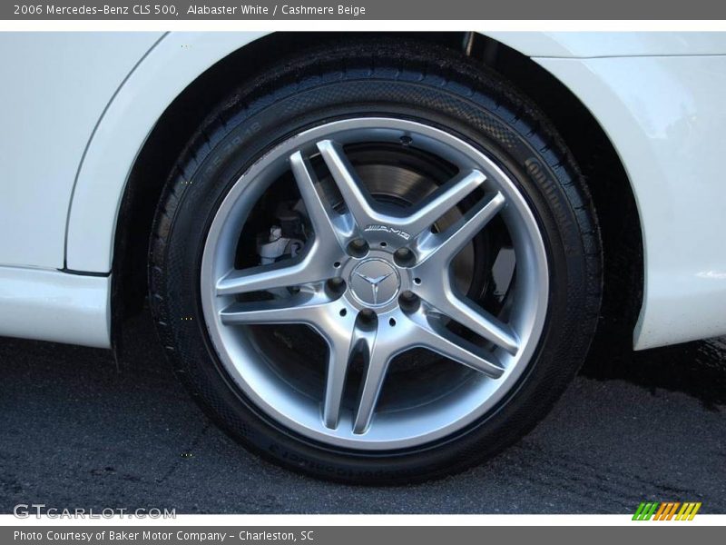 Alabaster White / Cashmere Beige 2006 Mercedes-Benz CLS 500