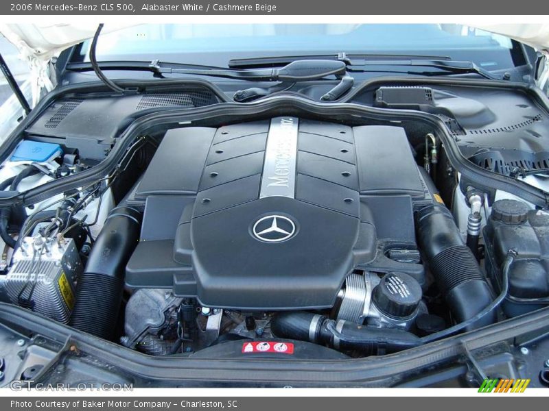 Alabaster White / Cashmere Beige 2006 Mercedes-Benz CLS 500