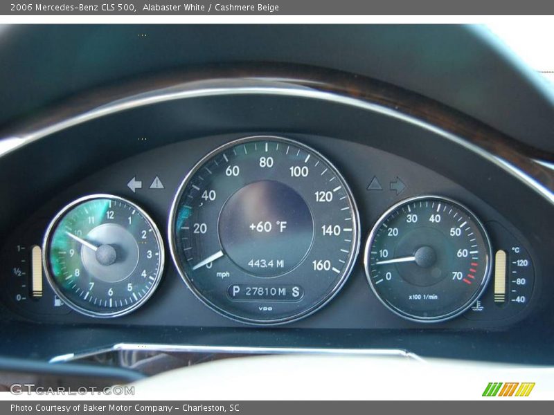Alabaster White / Cashmere Beige 2006 Mercedes-Benz CLS 500