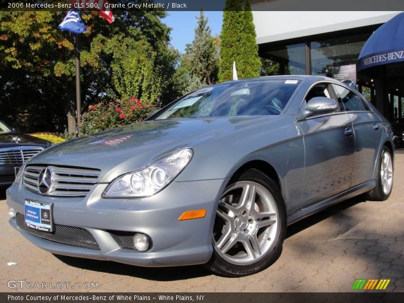 Granite Grey Metallic / Black 2006 Mercedes-Benz CLS 500