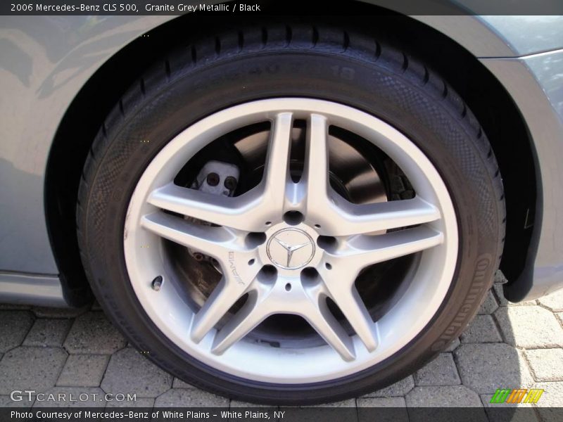 Granite Grey Metallic / Black 2006 Mercedes-Benz CLS 500