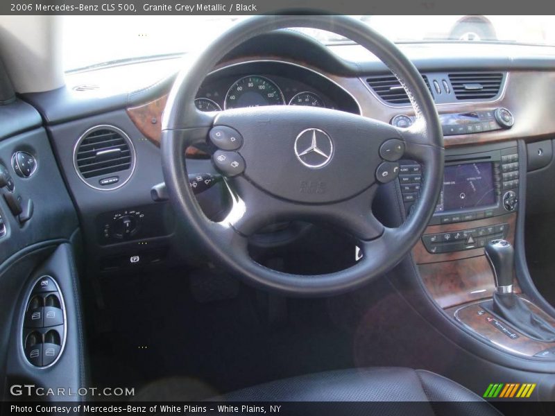 Granite Grey Metallic / Black 2006 Mercedes-Benz CLS 500