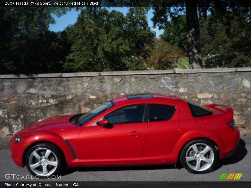 Velocity Red Mica / Black 2004 Mazda RX-8 Sport