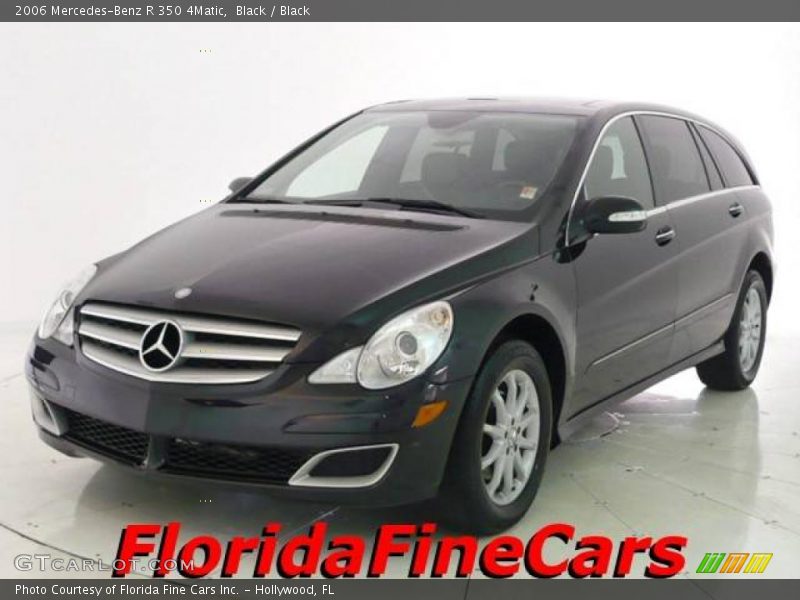 Black / Black 2006 Mercedes-Benz R 350 4Matic