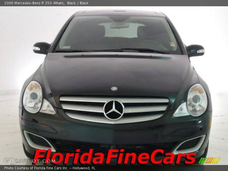 Black / Black 2006 Mercedes-Benz R 350 4Matic