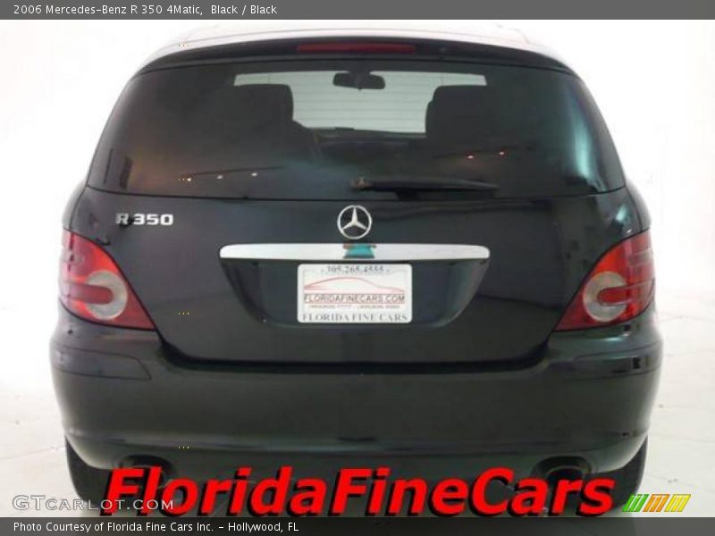 Black / Black 2006 Mercedes-Benz R 350 4Matic