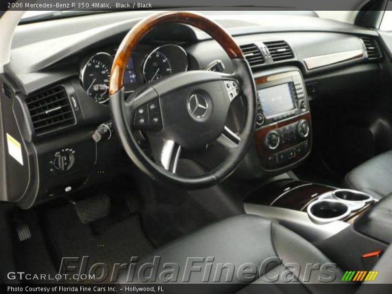 Black / Black 2006 Mercedes-Benz R 350 4Matic