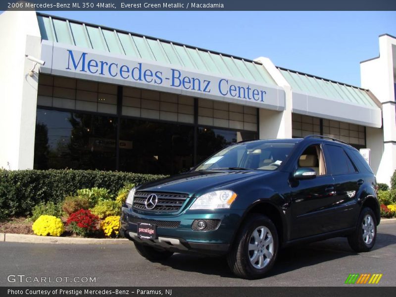 Everest Green Metallic / Macadamia 2006 Mercedes-Benz ML 350 4Matic
