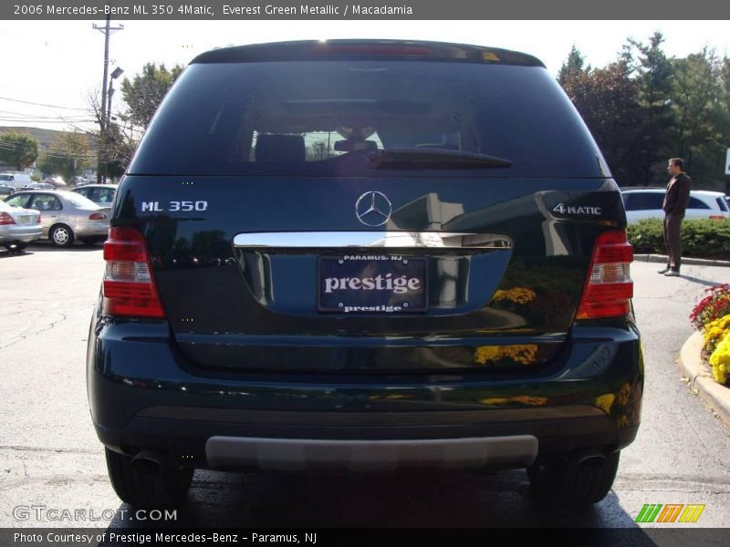 Everest Green Metallic / Macadamia 2006 Mercedes-Benz ML 350 4Matic