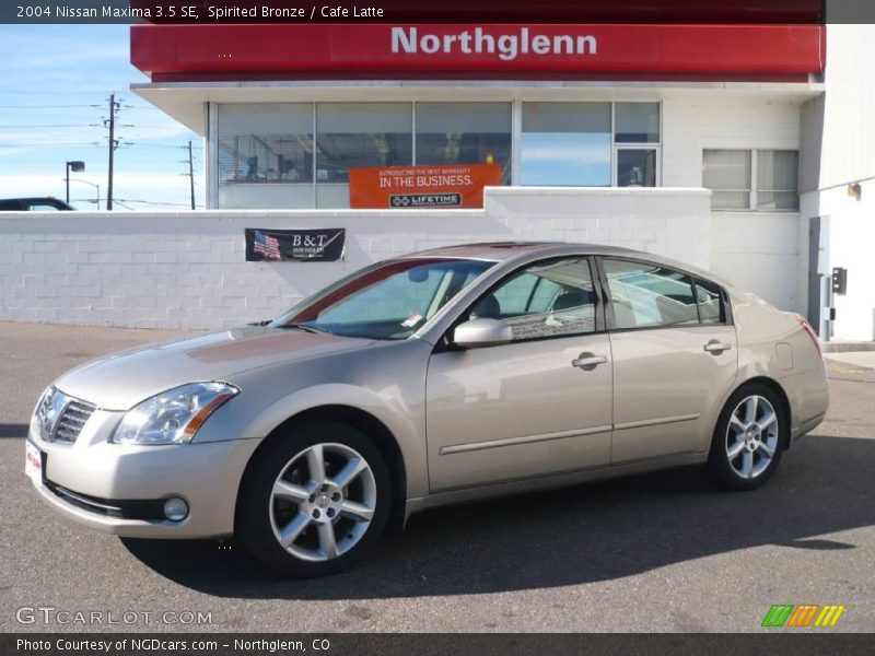 Spirited Bronze / Cafe Latte 2004 Nissan Maxima 3.5 SE