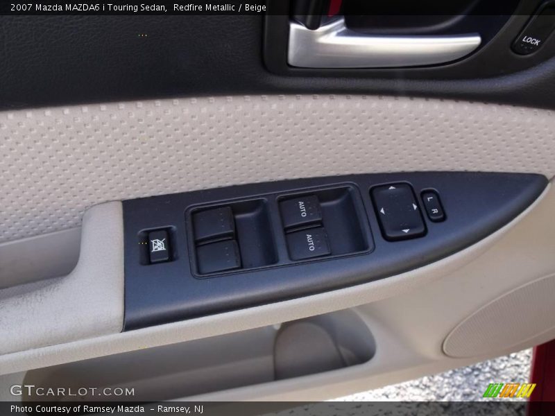 Redfire Metallic / Beige 2007 Mazda MAZDA6 i Touring Sedan