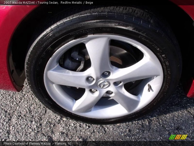 Redfire Metallic / Beige 2007 Mazda MAZDA6 i Touring Sedan