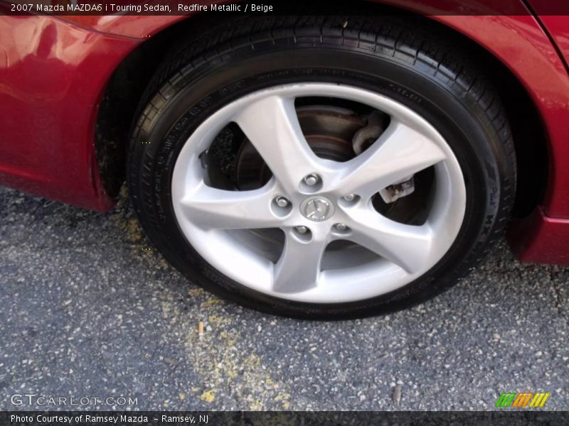 Redfire Metallic / Beige 2007 Mazda MAZDA6 i Touring Sedan