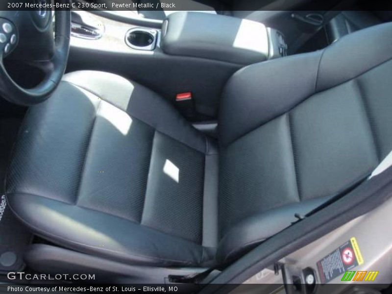 Pewter Metallic / Black 2007 Mercedes-Benz C 230 Sport
