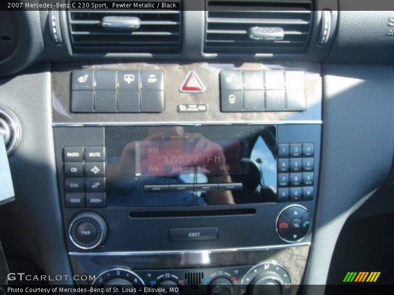Pewter Metallic / Black 2007 Mercedes-Benz C 230 Sport