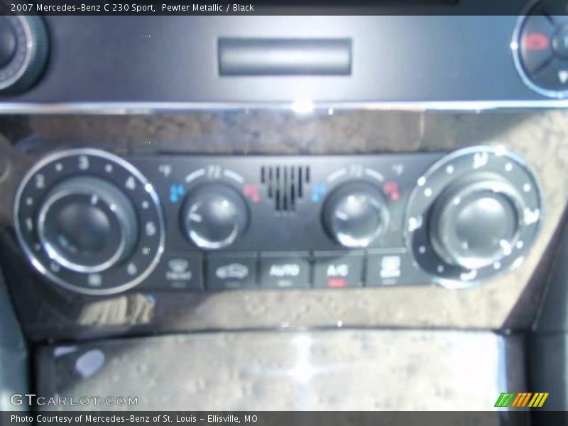 Pewter Metallic / Black 2007 Mercedes-Benz C 230 Sport