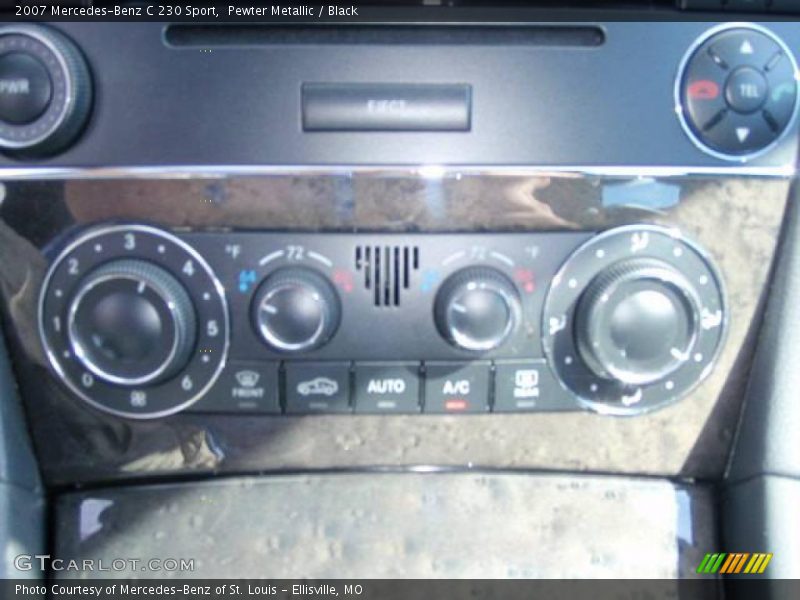 Pewter Metallic / Black 2007 Mercedes-Benz C 230 Sport