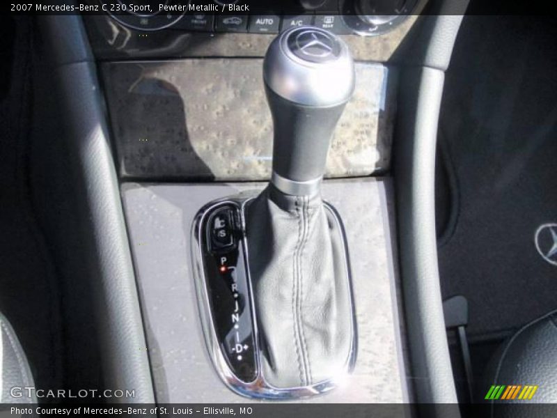 Pewter Metallic / Black 2007 Mercedes-Benz C 230 Sport