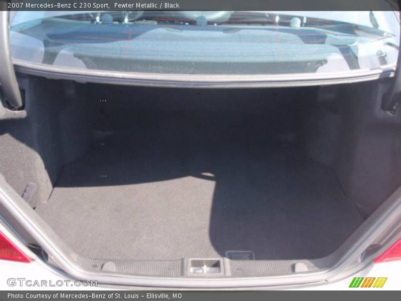 Pewter Metallic / Black 2007 Mercedes-Benz C 230 Sport