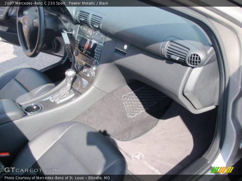 Pewter Metallic / Black 2007 Mercedes-Benz C 230 Sport