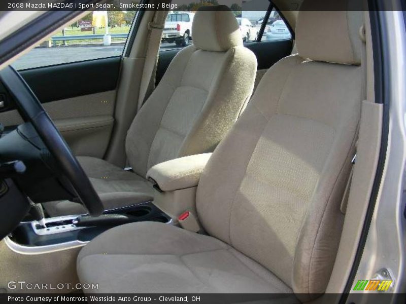 Smokestone / Beige 2008 Mazda MAZDA6 i Sport Sedan