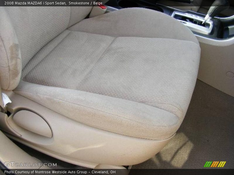 Smokestone / Beige 2008 Mazda MAZDA6 i Sport Sedan