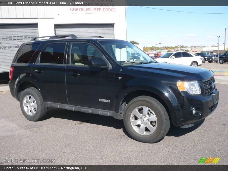 Black / Camel 2008 Ford Escape Limited 4WD