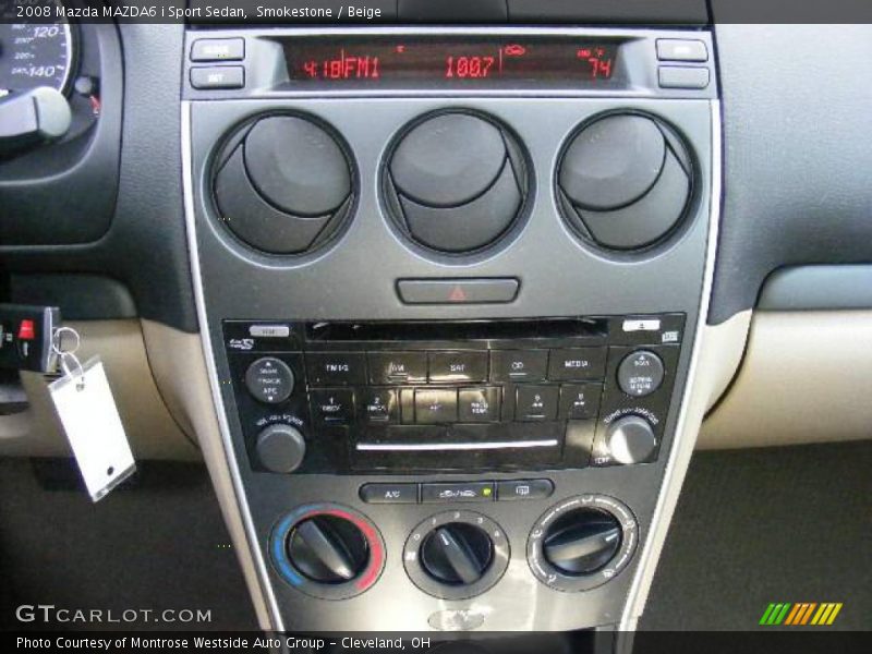 Smokestone / Beige 2008 Mazda MAZDA6 i Sport Sedan