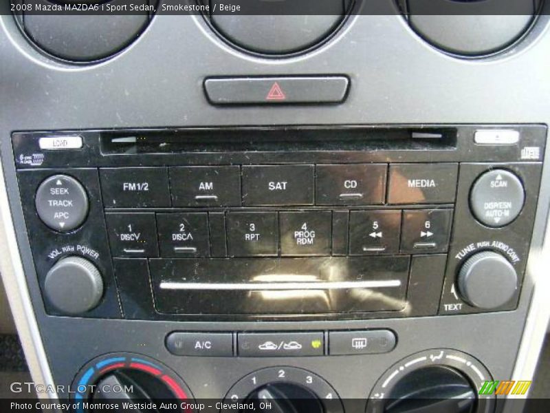 Smokestone / Beige 2008 Mazda MAZDA6 i Sport Sedan
