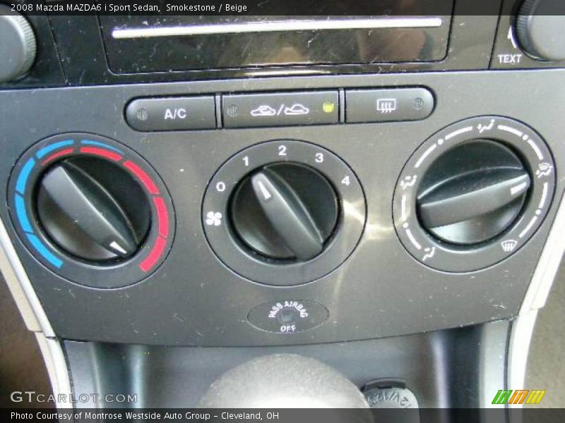 Smokestone / Beige 2008 Mazda MAZDA6 i Sport Sedan