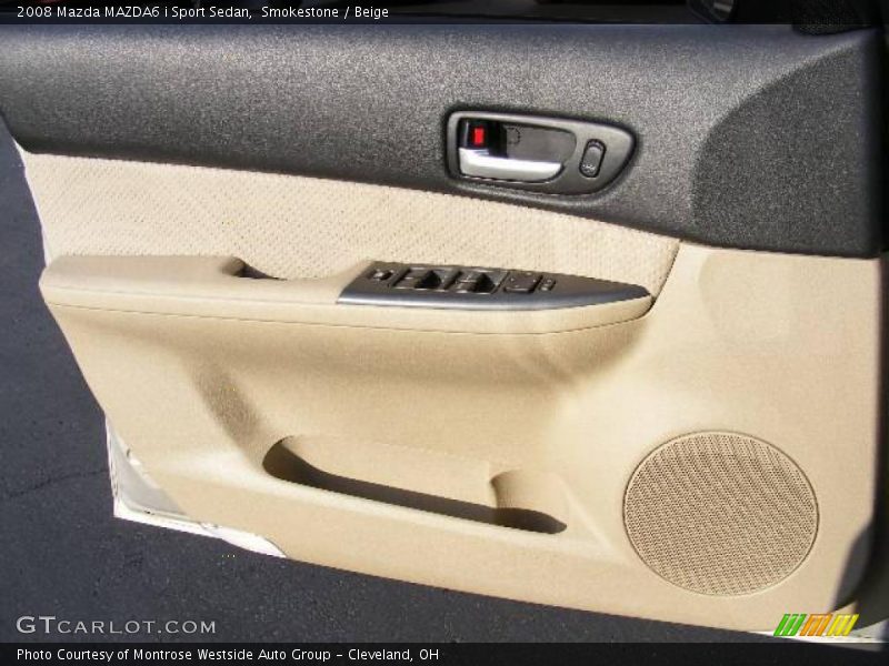 Smokestone / Beige 2008 Mazda MAZDA6 i Sport Sedan