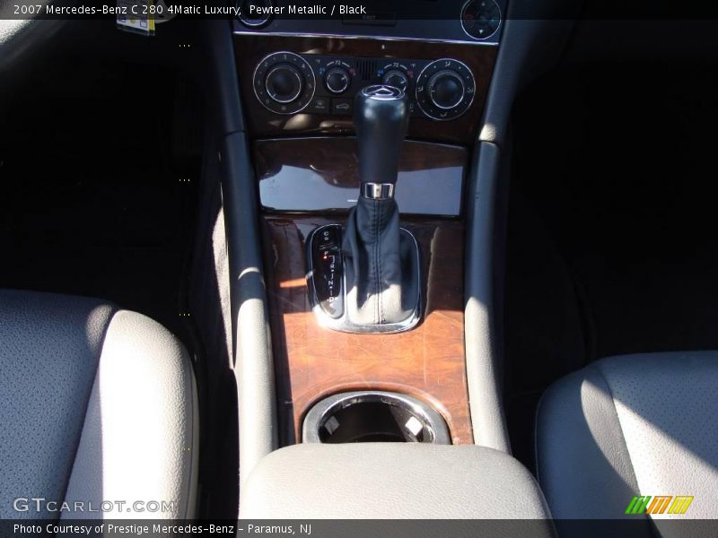 Pewter Metallic / Black 2007 Mercedes-Benz C 280 4Matic Luxury