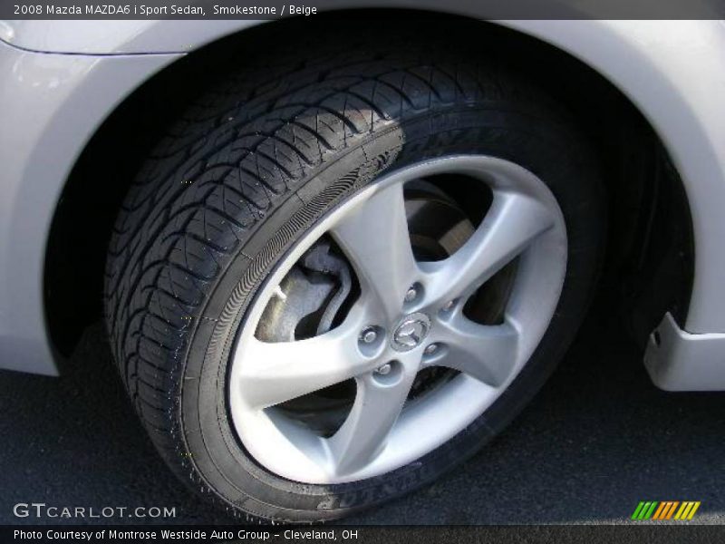 Smokestone / Beige 2008 Mazda MAZDA6 i Sport Sedan