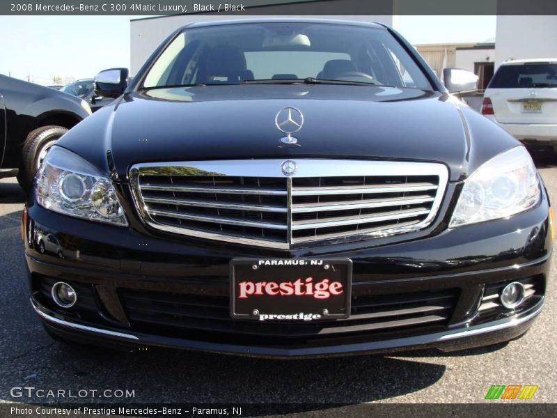 Black / Black 2008 Mercedes-Benz C 300 4Matic Luxury
