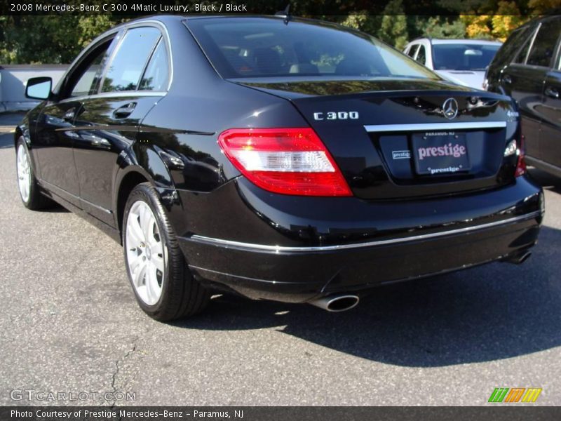 Black / Black 2008 Mercedes-Benz C 300 4Matic Luxury