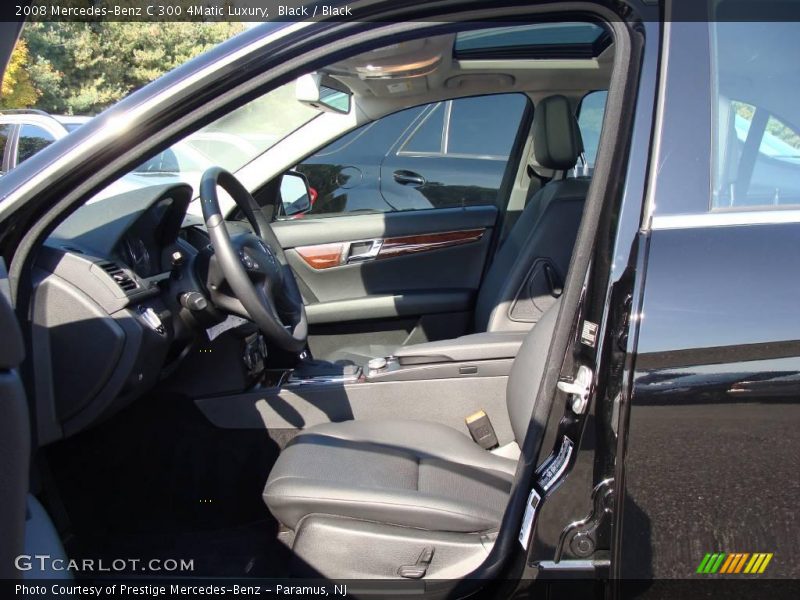 Black / Black 2008 Mercedes-Benz C 300 4Matic Luxury
