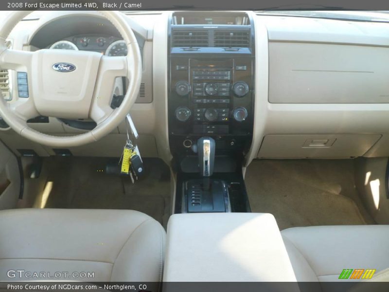 Black / Camel 2008 Ford Escape Limited 4WD