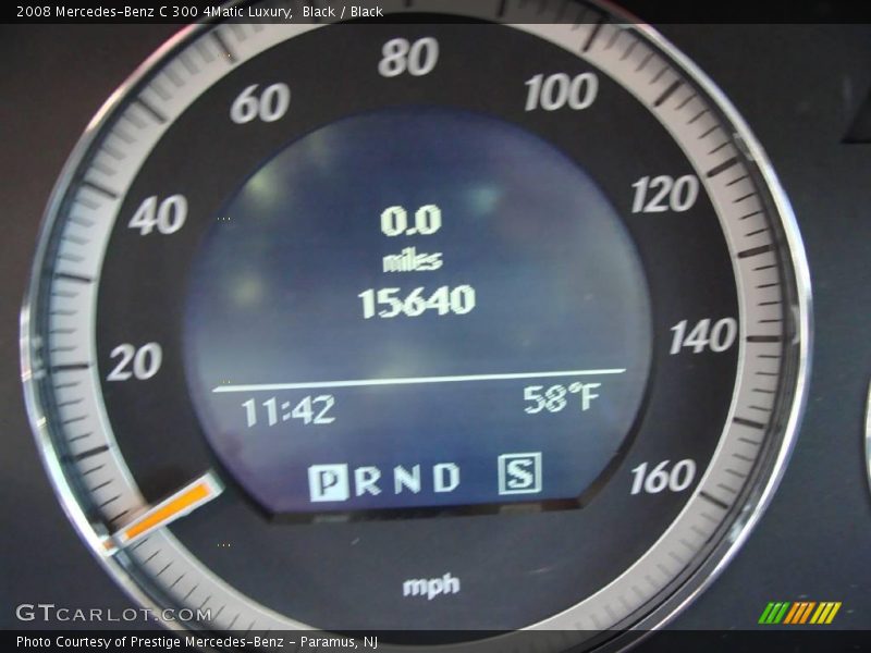 Black / Black 2008 Mercedes-Benz C 300 4Matic Luxury