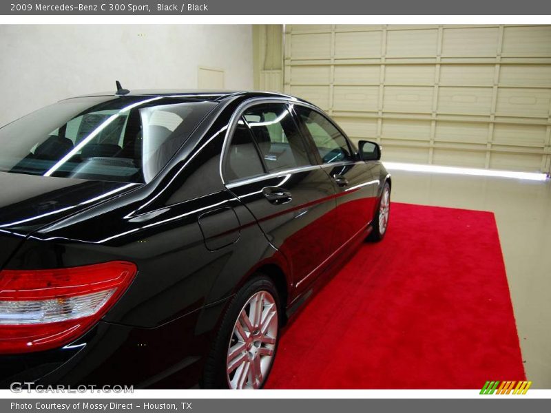 Black / Black 2009 Mercedes-Benz C 300 Sport